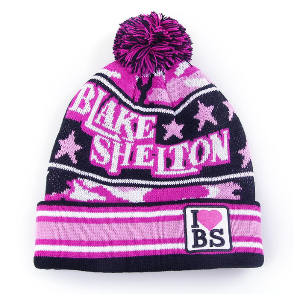 Beanie Black Pink I Love Blake Shelton Gallery Item.png