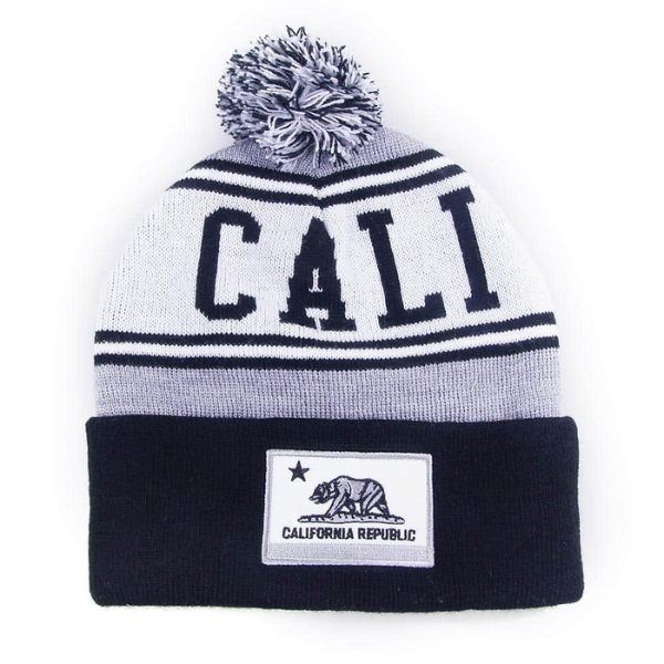 Beanie California Republic Blue White Front Gallery Item.png