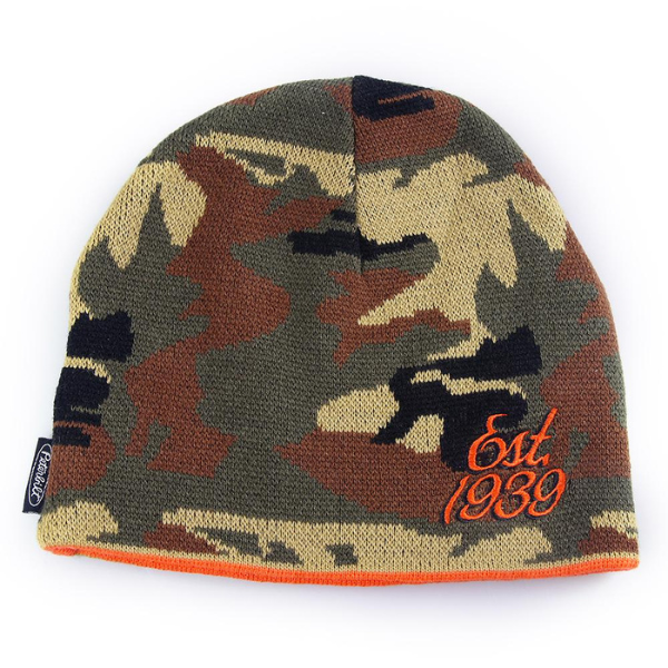 Beanie Peterbilt Woodlawn Camouflage Orange Front Gallery Item.png