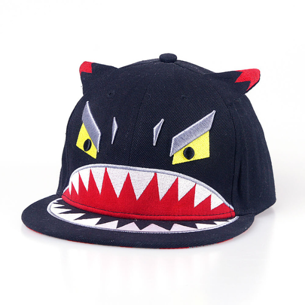 Kid Hat Angry Animal Character Black Front Gallery Item.png