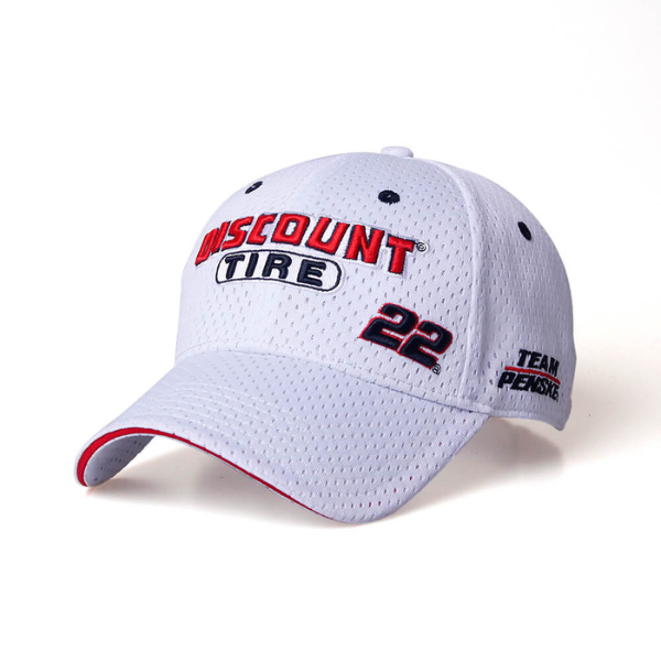 Performance Hat Discount Tire Racing Team 22 White Front Gallery Item.png