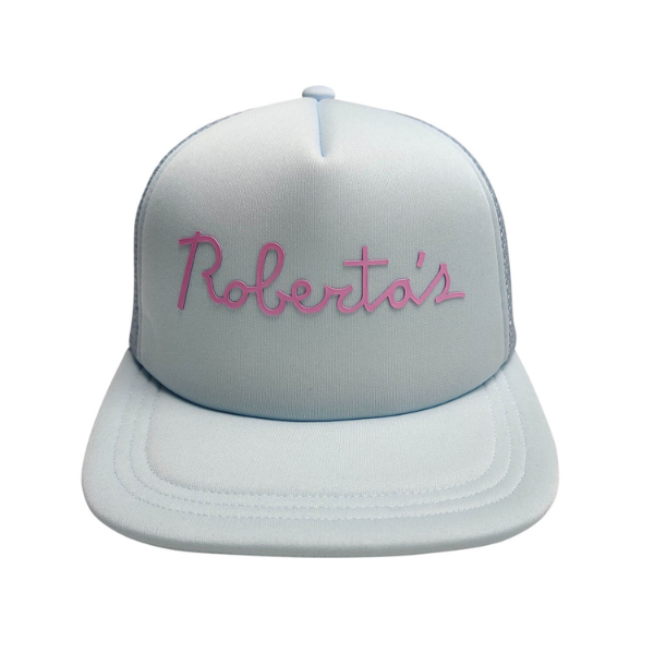 Trucker Hat Robertas White Pink Front Gallery Item.png