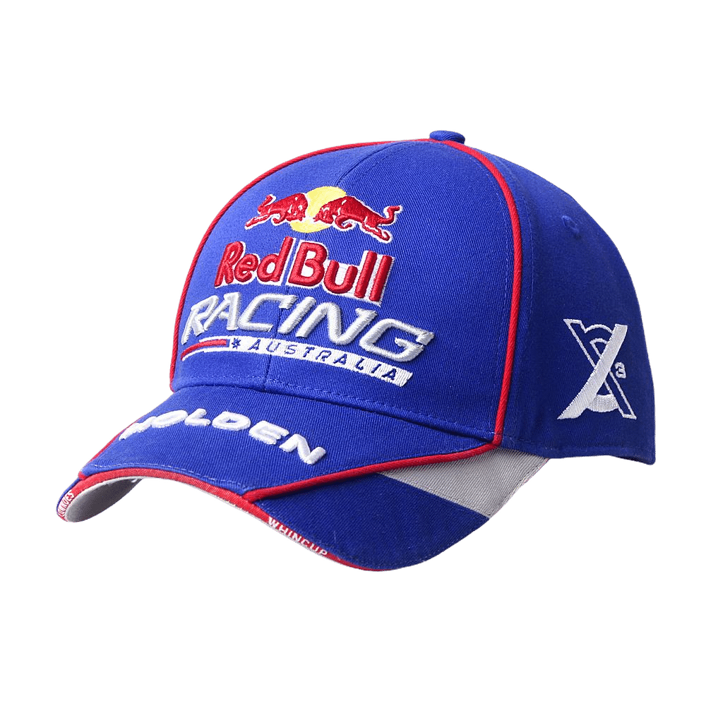 featured racing hat red bull holden blue front angle
