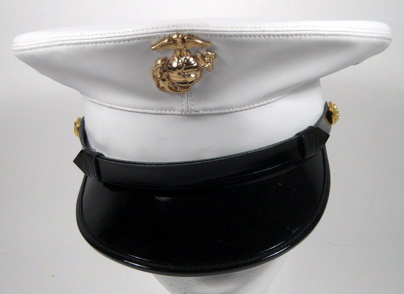 marine corps dress cover cap