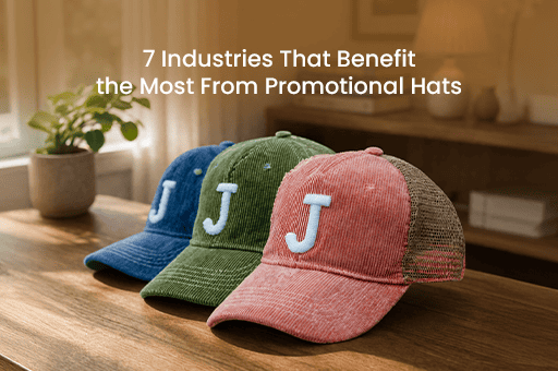 industries that benefit the from promotional hats blog banner